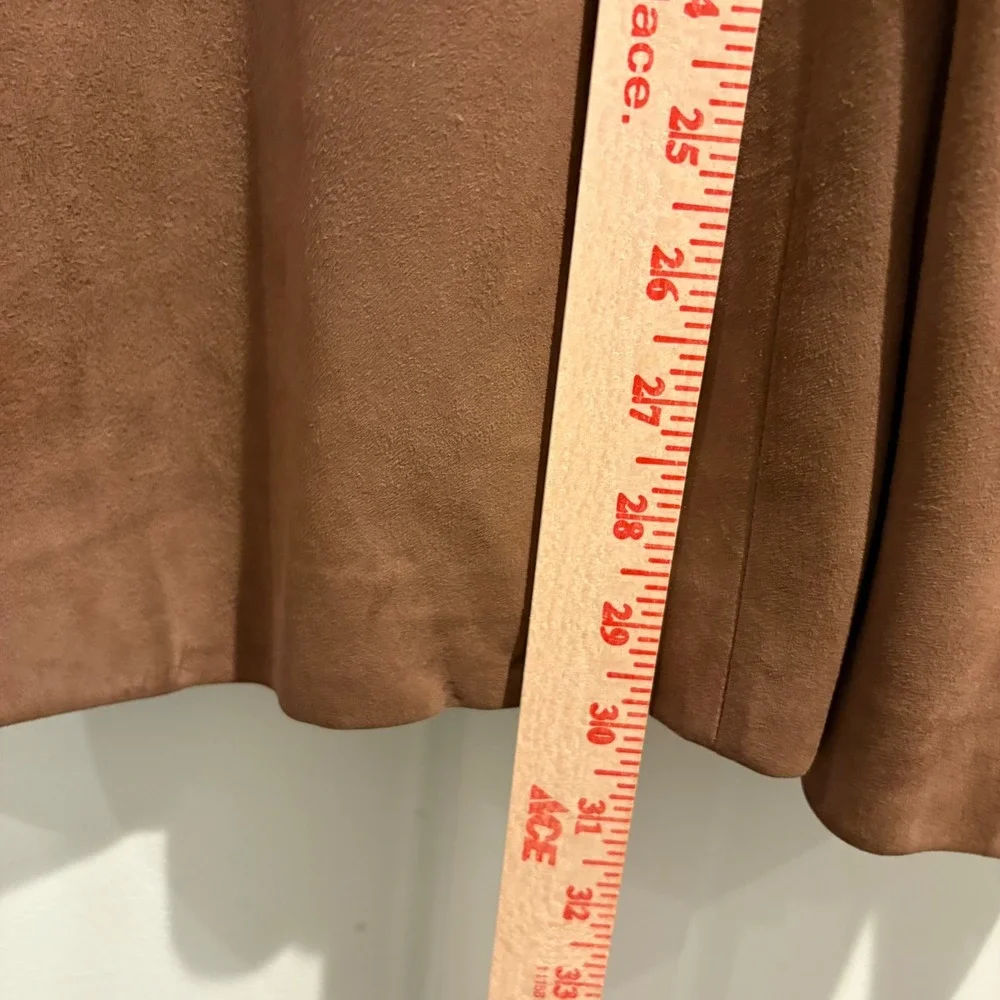 Lopez Suede Leather Blazer Mens 42 Brown Argentina Fine Leather Goods Jacket 70s